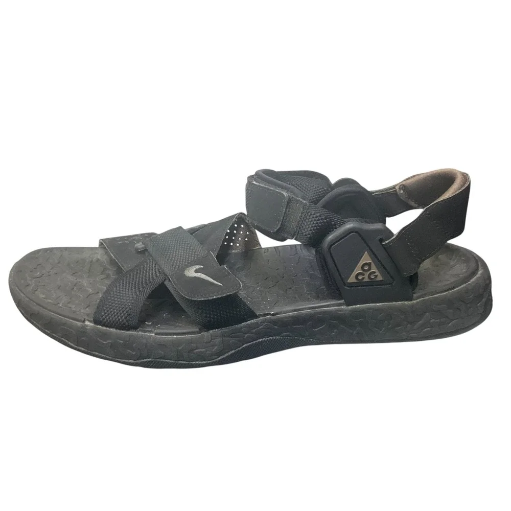 Nike ACG Air Deschutz Mens Sandals Off Noir‎ Black DC9093-001 Size 12